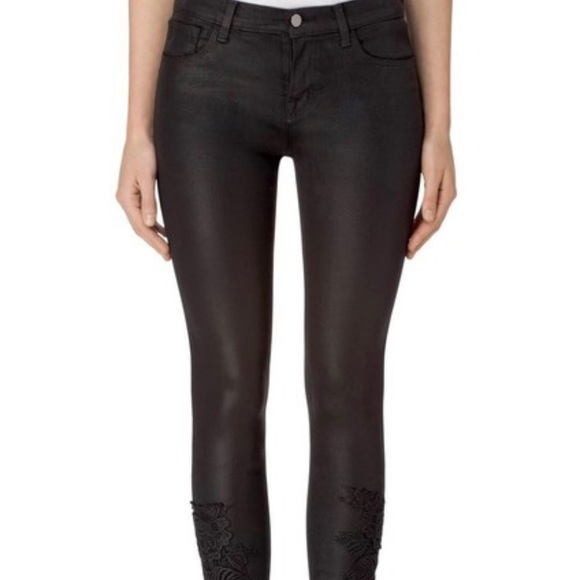 NEW J BRAND BLACK JEANS, S 31, medium waist, stunning details. - Picture 11 of 11